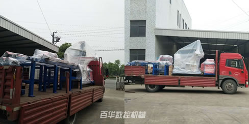 管道坡口机，卡盘式管道自动焊机发往杭州某机电安装公司