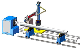 卡盘式升降式管道自动焊机