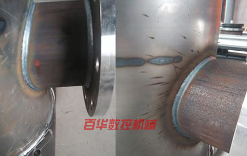 管道机器人切割焊接一体化工作站焊接展示（焊接工件，焊接工序工艺，焊接质量等）