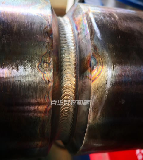 卡盘管道自动焊机的焊接：厚壁管氩弧焊自动打底
