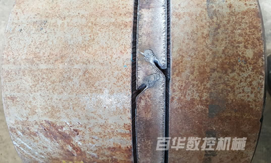 滚盘式数控定长切割坡口机 切割坡口效果