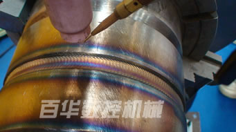压紧式管道自动焊机焊接效果