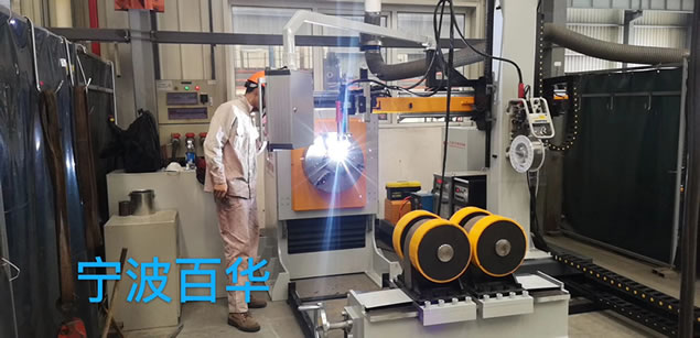 卡盘式管道自动焊机（氩弧+气保 TIG+MIG）上海用户使用现场