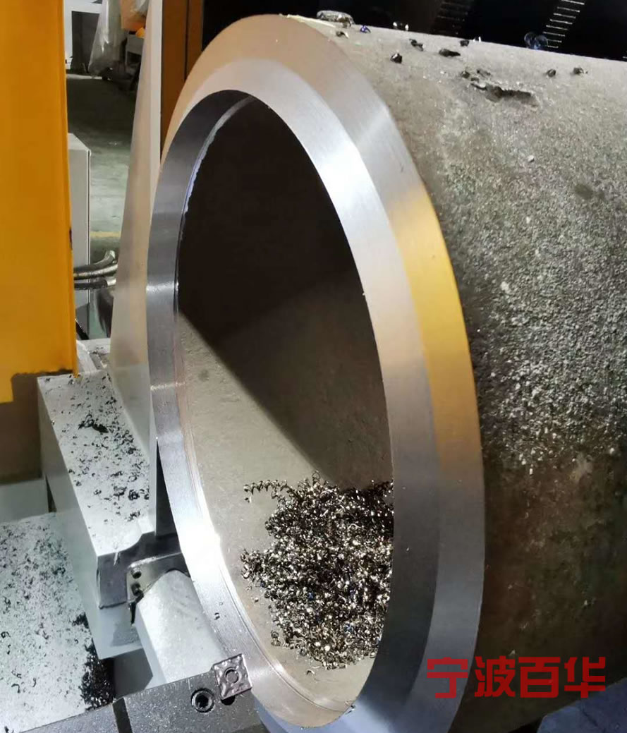 数控管道坡口机发杭州某锅炉集团公司用于集箱管坡口加工