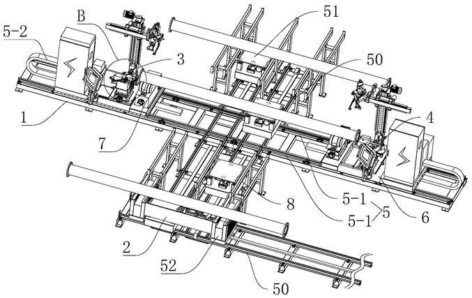管道自动焊机：一种直管法兰四枪智能<b id='addsearch_b'>焊接设备</b>