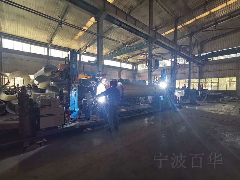 贵州某煤电企业运用管道自动焊机