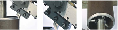 ISY系列内涨式管道坡口机产品加工角度调节及涨紧装置