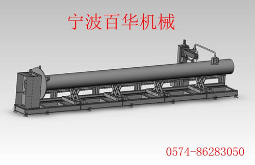 百华PGM滚床式管道等离子数控自动<b id='addsearch_b'>切割坡口机</b>