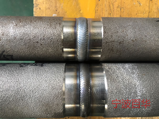 氩弧焊管道自动焊机焊接不锈钢管道材质的成型效果