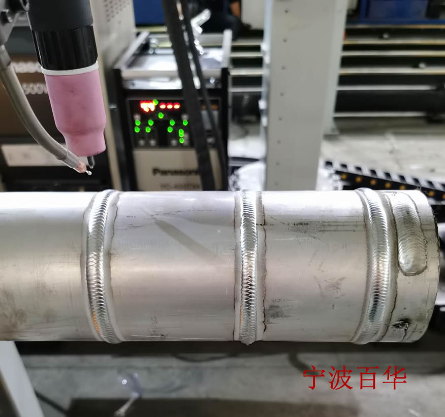 管道自动焊机不锈钢对接焊效果