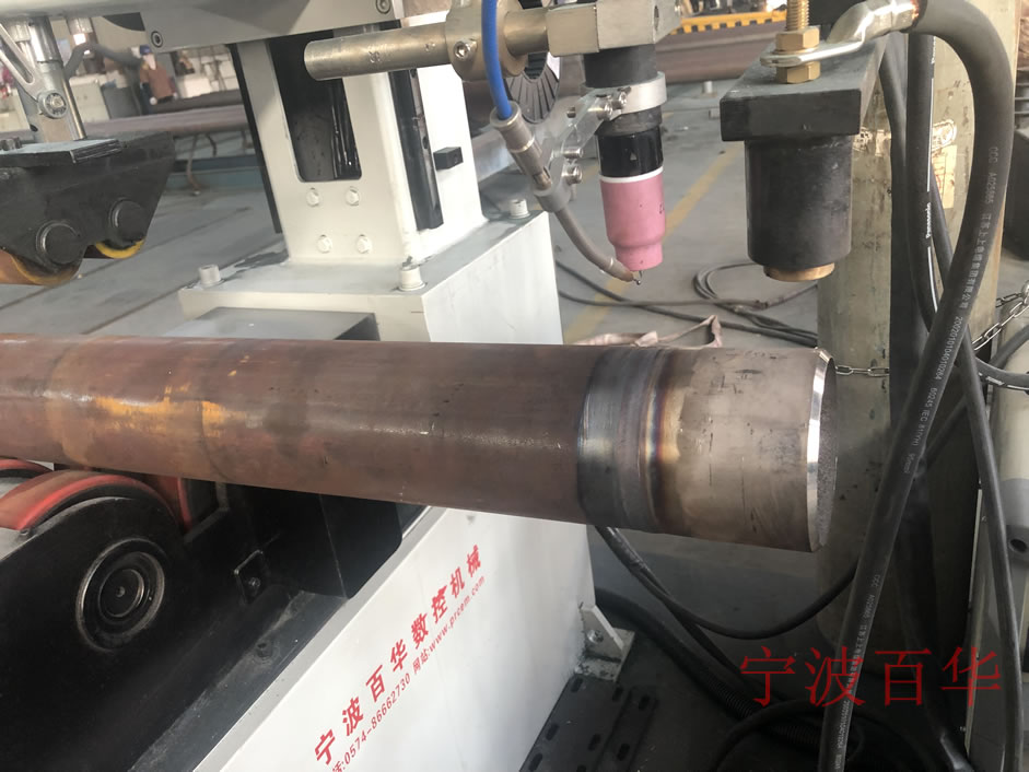 氩弧焊管道自动焊机焊接测试效果
