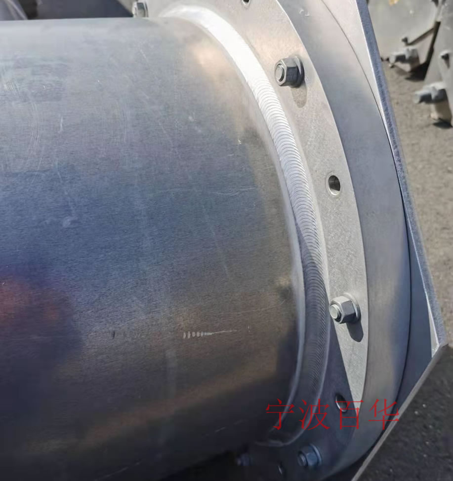 管道自动焊接：大管径铝管法兰自动焊机焊接效果