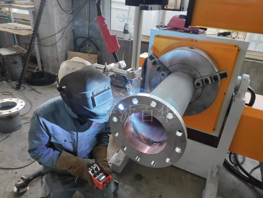 江苏机电企业运用管道自动焊机管法兰焊接设备