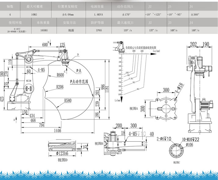 自动焊接机器人：BH-410-140